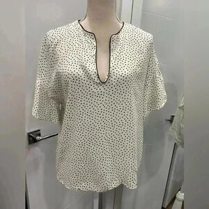 Zara polka dot top